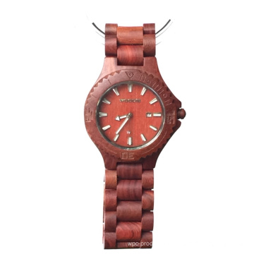 Qualitäts-neue Mode-hölzerne Uhr, 100% natürliches Uhr-Holz, hölzerne Armbanduhr